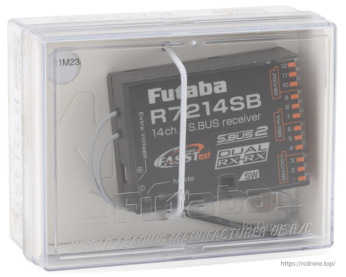 Futaba R7214SB 14 Channel 2.4GHz FASSTest/FASST S.Bus2 Air Receiver