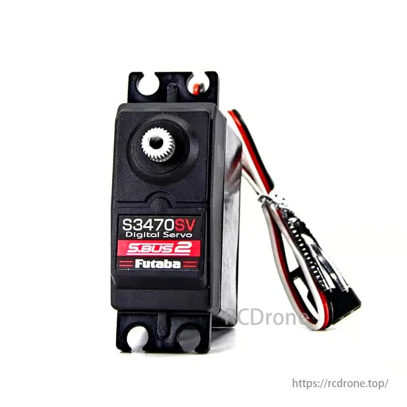 Futaba S3470SV S.Bus2 Servo, The Futaba S3470SV is a high-performance servo with fast response, high torque, and reliable control for RC car and surface vehicle applications.