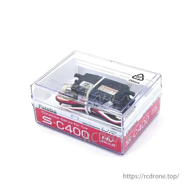 Futaba SC400 Servo, The brushless motor provides greater power efficiency, reduced wear, and stable output.