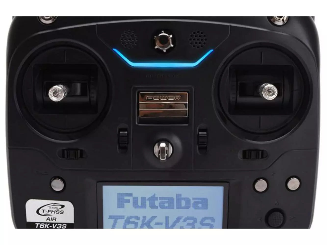 Futaba T6K V3S Transmitter, Futaba T6K V3S transmitter features an 8-channel 2.4GHz radio system suitable for scale models and high-performance applications.