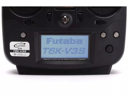 Futaba T6K V3S Transmitter, The Futaba T6K V3S transmitter offers an 8-channel 2.4GHz radio system with receiver options for reliable and high-performance control of RC vehicles.