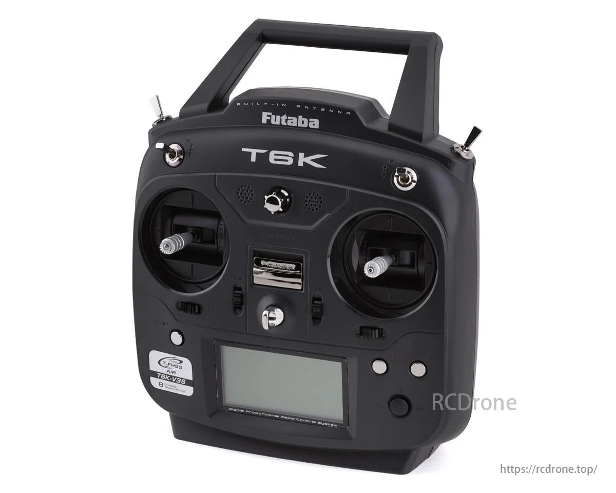 フタバ T6K V3S 送信機 - R3006SB / R3008SB 受信機付き 8 チャンネル フタバ T6K V3S 送信機 - R3006SB / R3008SB 受信機付き 8 チャンネル