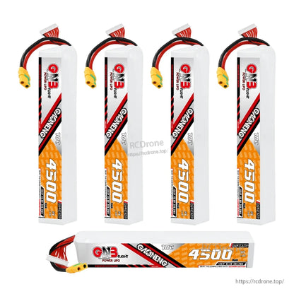 GAONENG GNB 12S 45.6V HV 4500mAh 70C LiPo Battery