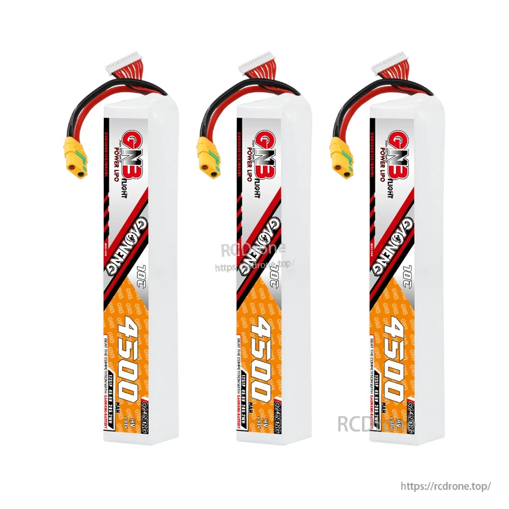 GAONENG GNB 12S 45.6V HV 4500mAh 70C LiPo Battery