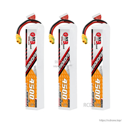 GAONENG GNB 12S 45.6V HV 4500mAh 70C LiPo Battery