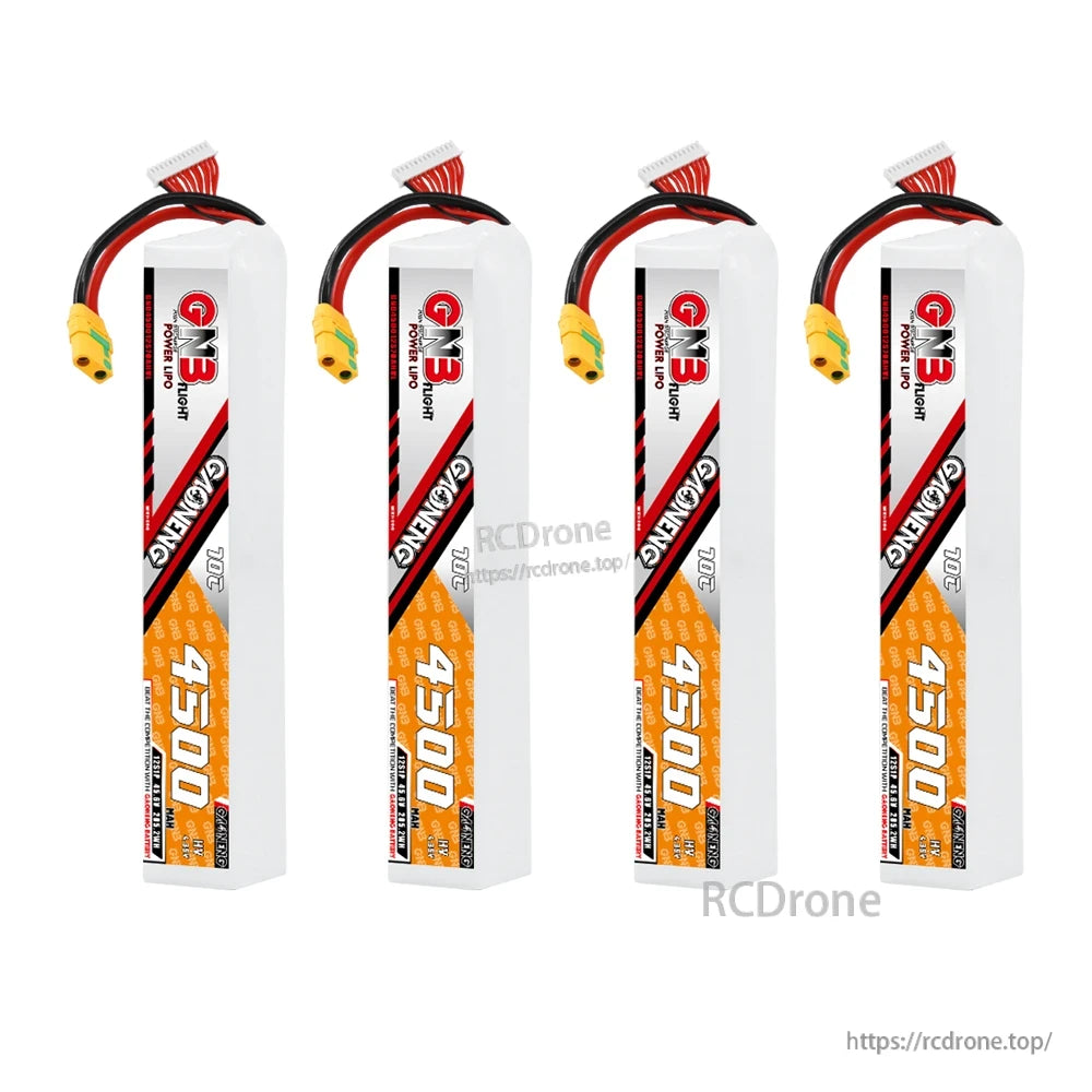 GAONENG GNB 12S 45.6V HV 4500mAh 70C LiPo Battery