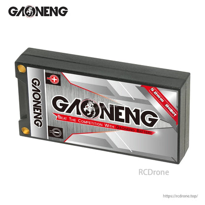 Rear label view of GAONENG hard case battery with GAONENG logo panel
