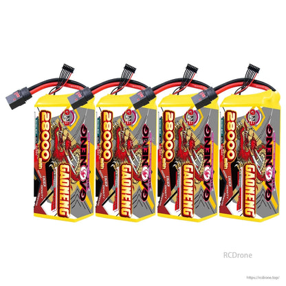 GAONENG GNB 28000mAh 6S 22.2V 5C Semi-Solid-State Li-ion Battery w/ QS8-S for UAV FPV eVTOL
