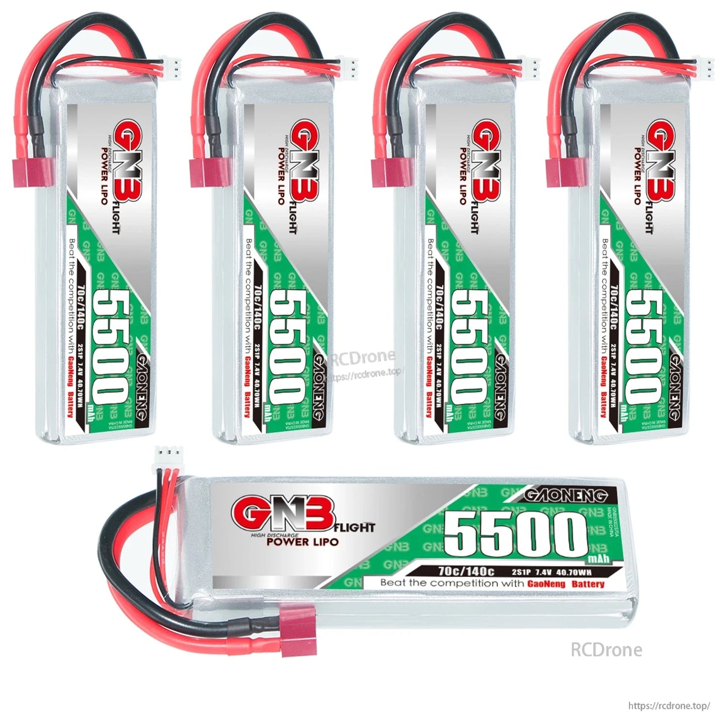 GAONENG GNB 2S 7.4V 5500mAh 70C LiPo Battery