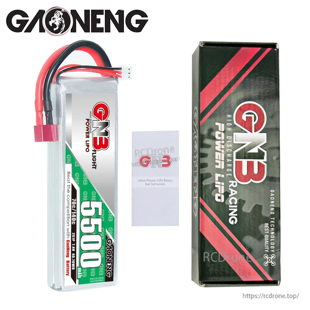 GAONENG GNB 2S 7.4V 5500mAh 70C LiPo Battery