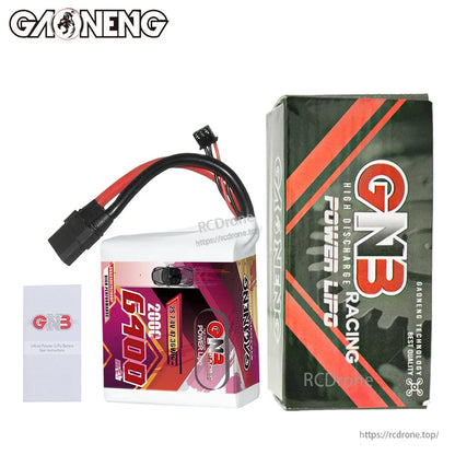 Package contents: GNB 6400mAh battery with retail box and small GNB card insert