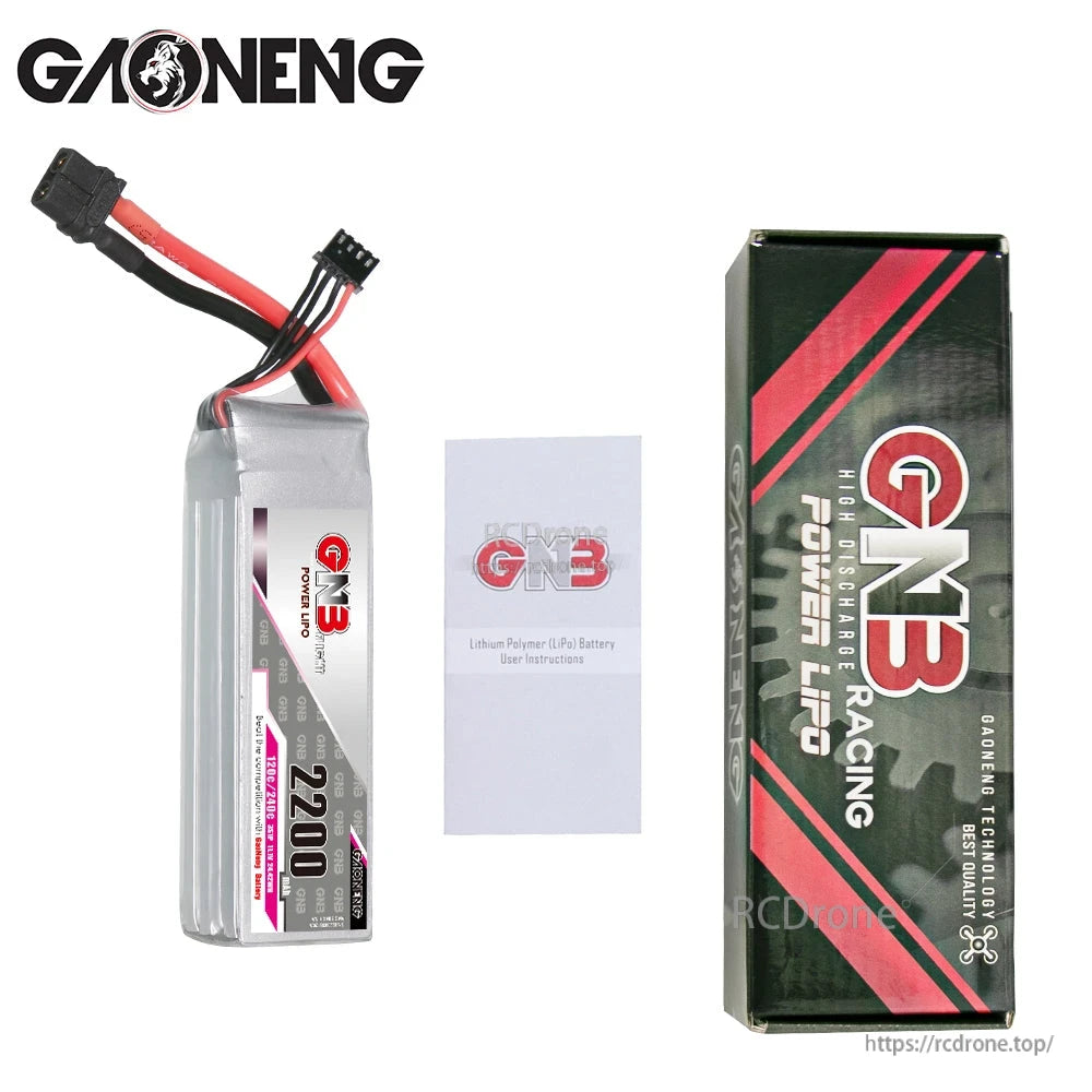 GAONENG GNB 3S 11.1V 2600mAh 120C XT60 LiPo Battery (GNB26003S120A) for 180-330mm Drones