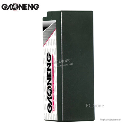 Rear/side view showing plain black hard case on GAONENG GNB battery