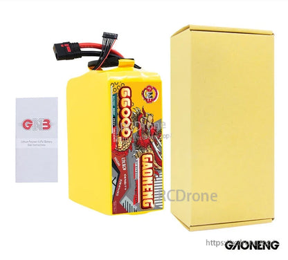 Package contents: GAONENG battery pack with instruction sheet and plain product box