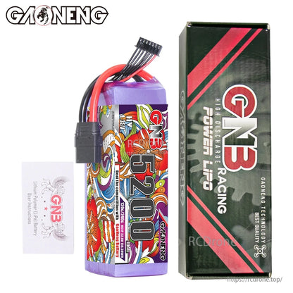 Package contents: GNB 5200 battery with retail box and included card insert