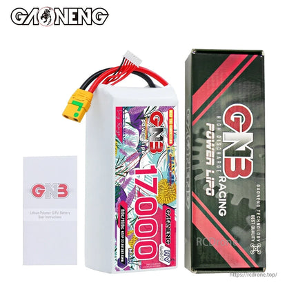 Package contents: GNB 17000 battery pack with retail box and instruction leaflet