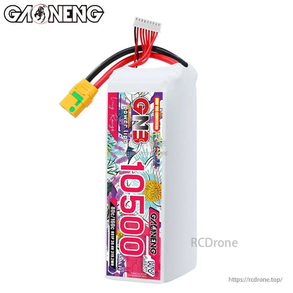 باتری GAONENG GNB 8S1P 30.4V HV 10500mAh 80C LiPo با کانکتور XT90S ضد جرقه برای FPV و RC
