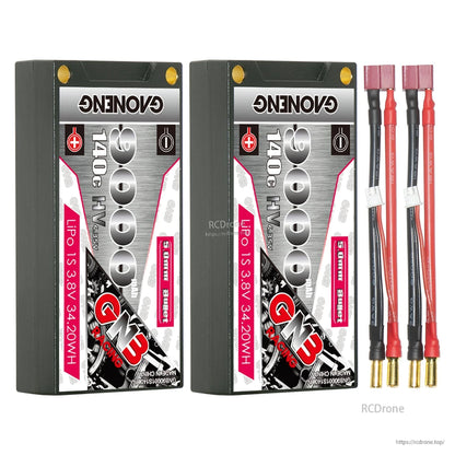 2-pack bundle with red T-plug style leads and 5mm bullet outputs