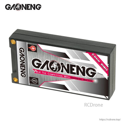 Rear label view showing GAONENG branding on hard case LiPo battery