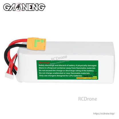 GAONENG GNB GNB105006S40A 6S 22.2V 10500mAh 40C LiPo Battery XT90 for FPV & RC Models