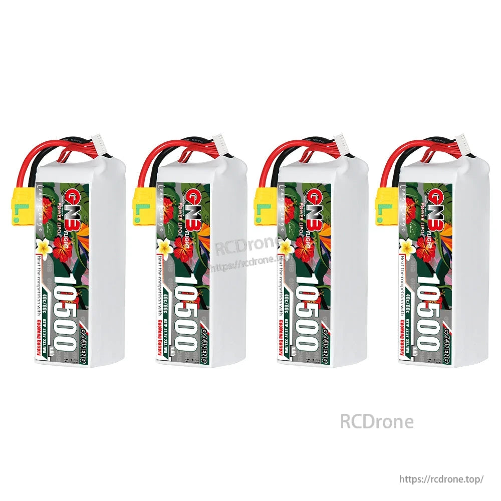 GAONENG GNB GNB105006S40A 6S 22.2V 10500mAh 40C LiPo Battery XT90 for FPV & RC Models