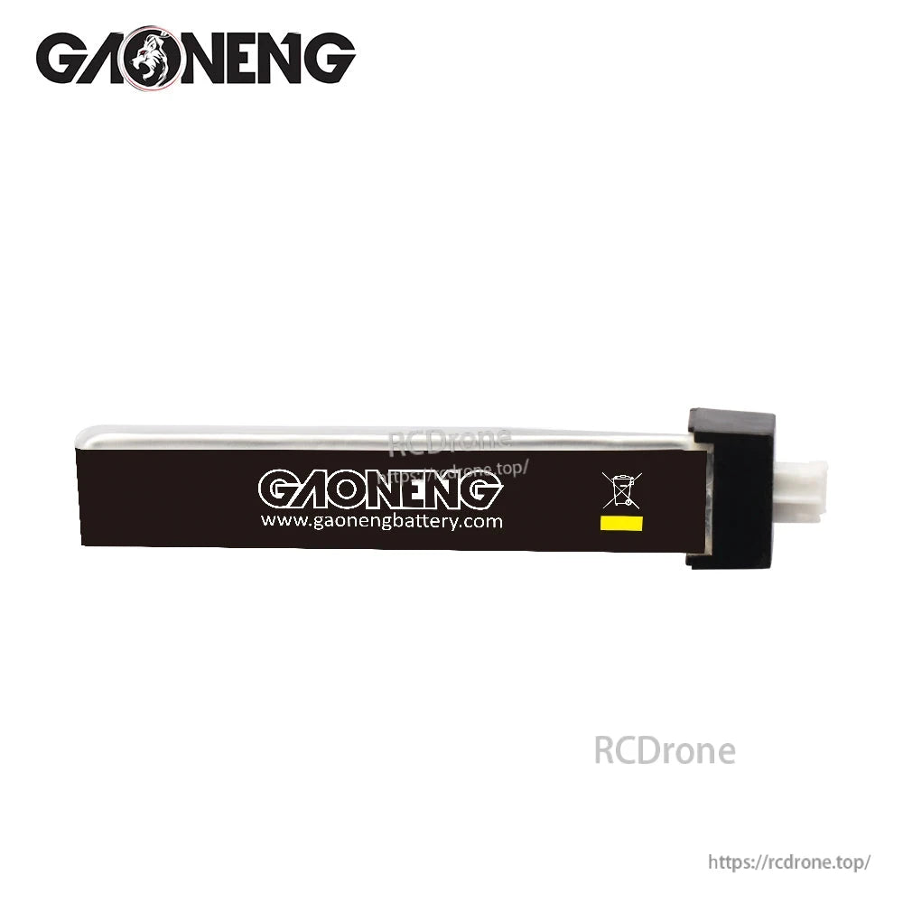 GAONENG GNB battery rear side view with gaonengbattery.com printing and safety icon