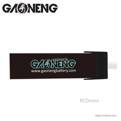 Side view showing GAONENG logo and gaonengbattery.com printed on battery shrink wrap
