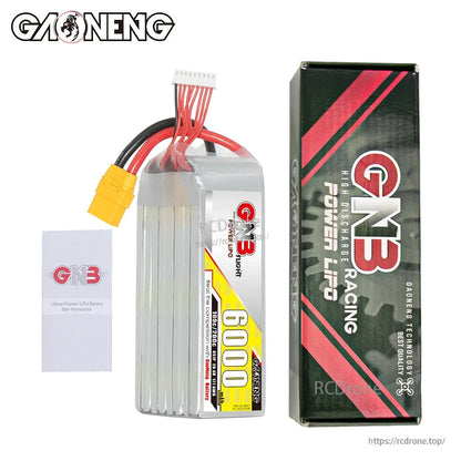 Package contents: GNB LiPo battery pack with retail box and included GNB information card