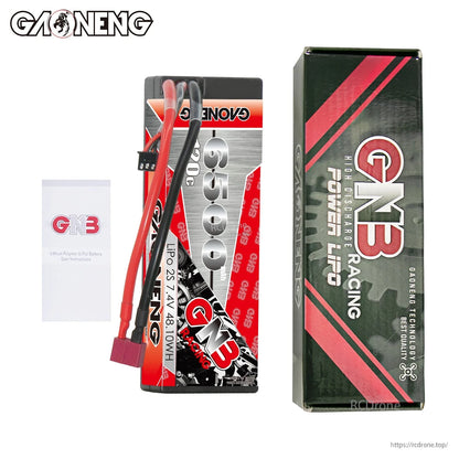 Package contents: GAONENG GNB 6500mAh hard case LiPo battery with GNB Power LiPo retail box