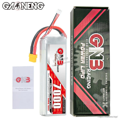 Package contents: GNB 7000 LiPo battery pack with retail box and instruction leaflet
