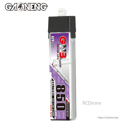 GAONENG GNB GNB8501S60PHV 1S LiHV 3.8V 850mAh 60C PH2.0 LiPo Battery for 75mm FPV Whoops