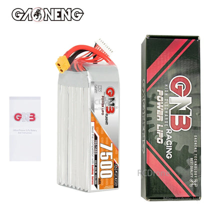 Package contents: GNB 7500mAh battery with retail box and instruction card