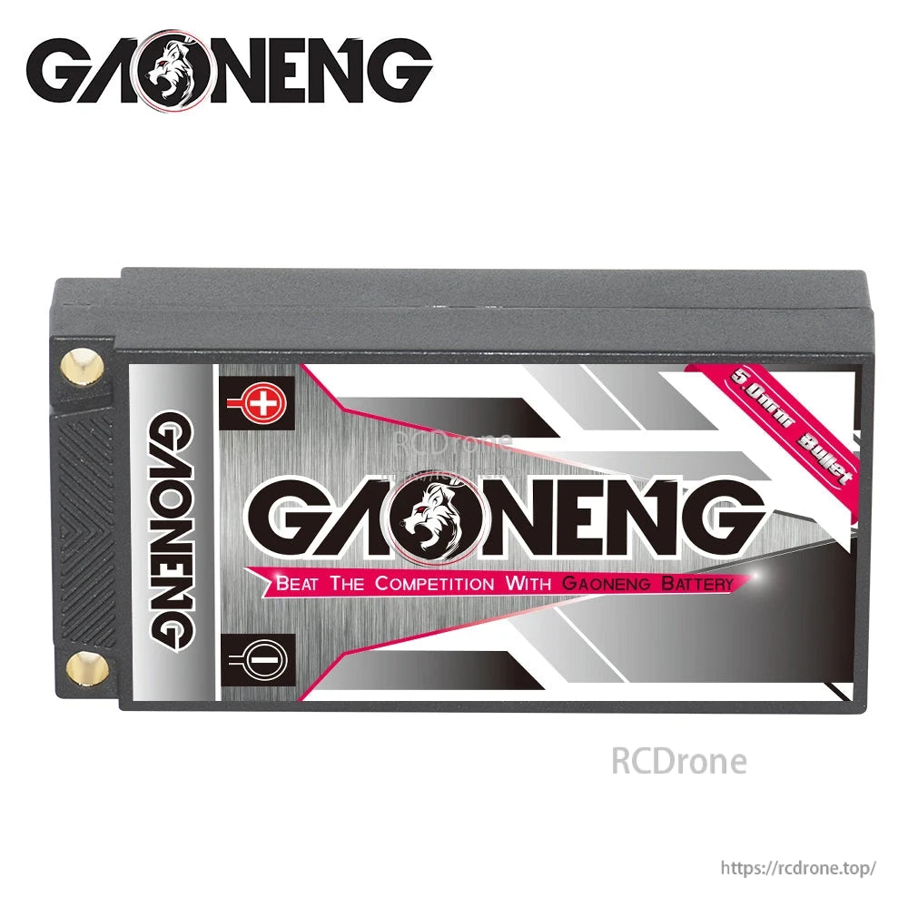 Rear side view showing GAONENG branding panel and 5.0mm bullet marking on the case edge