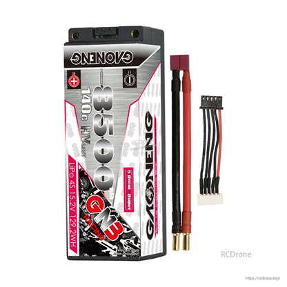 GNB 8500mAh 4S LiHV battery with Deans/T-plug adapter lead and balance connector
