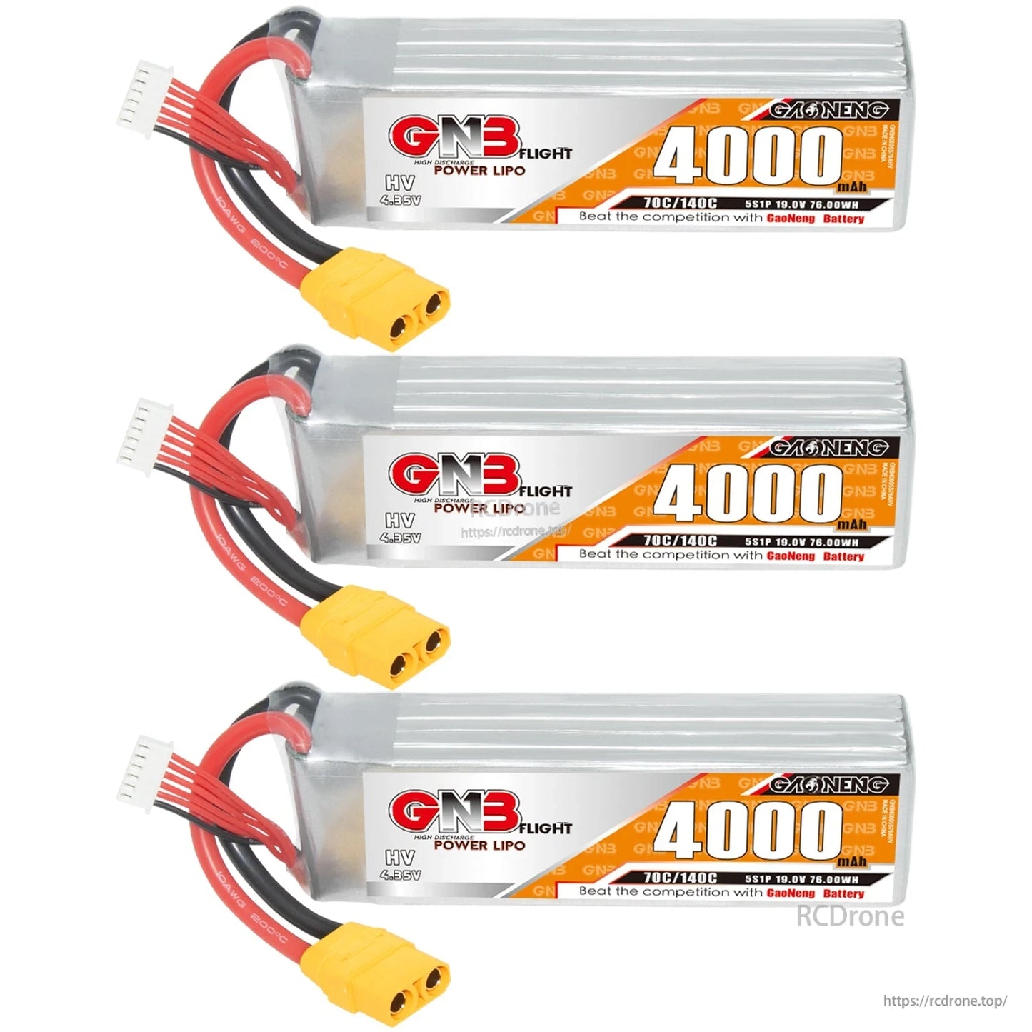 GAONENG GNB LiHV 5S 19V 4000mAh 70C LiPo Battery