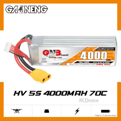 GAONENG GNB LiHV 5S 19V 4000mAh 70C LiPo Battery