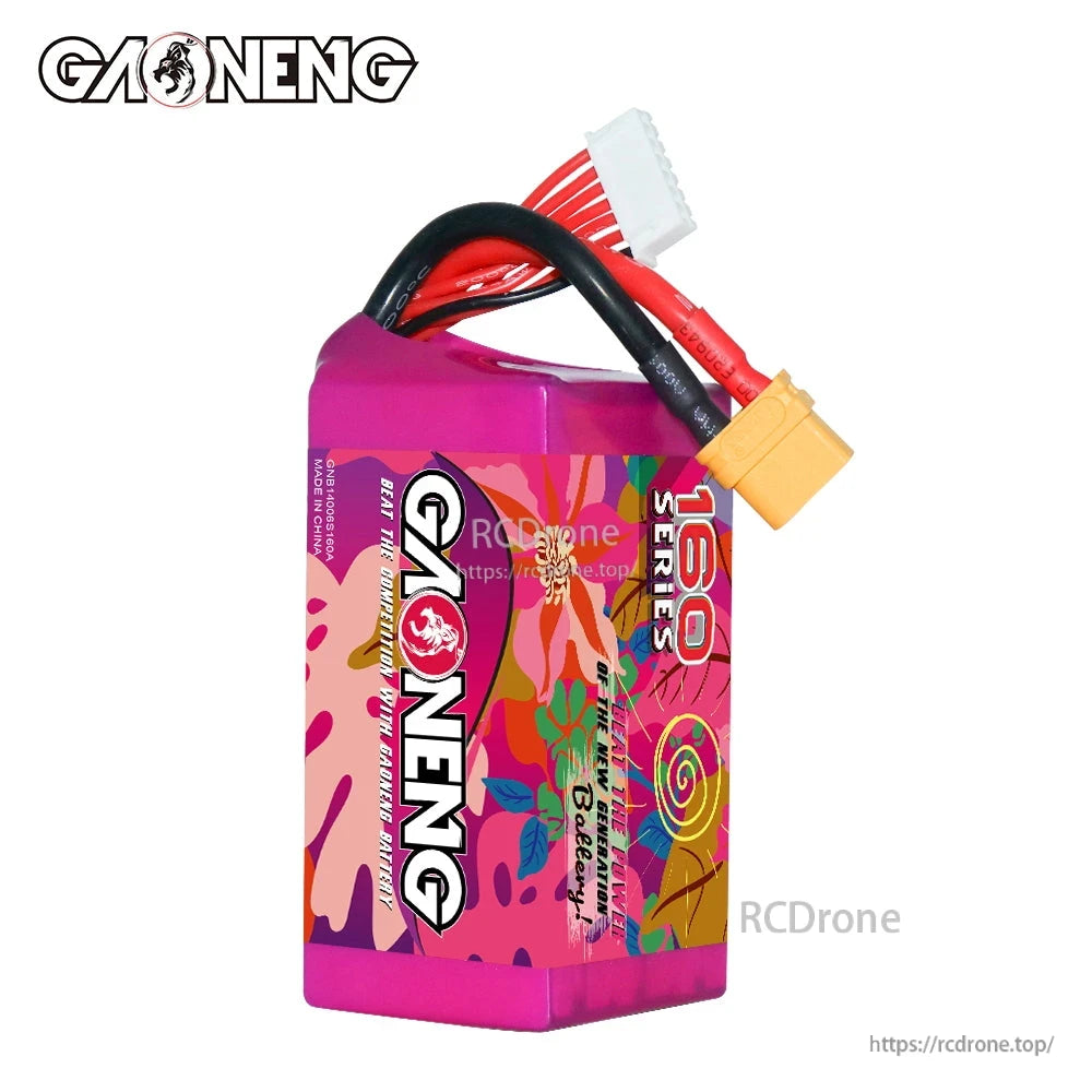 Opposite side view showing GAONENG logo and 160 series marking with XT60 connector