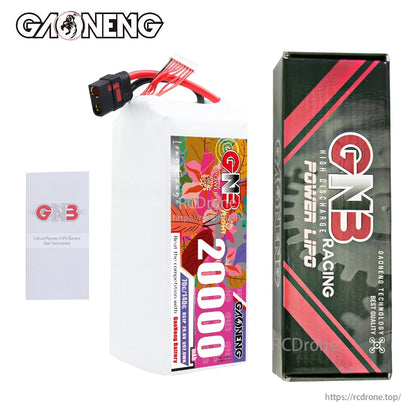 Package contents: GN3 20000 battery pack with retail box and small instruction leaflet