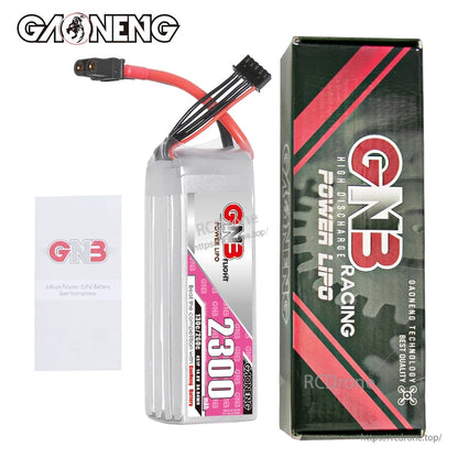 Package contents: GNB 2300mAh battery with retail box and LiPo battery user instructions leaflet