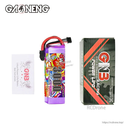 Package contents: GAONENG GNB 3000 battery with retail box and user leaflet