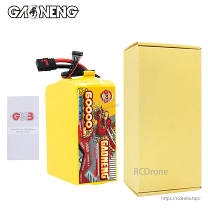 Package contents: GAONENG battery pack with retail box and GNB user manual card
