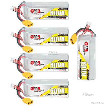Four batteries plus one upright unit shown, highlighting label side and connector leads