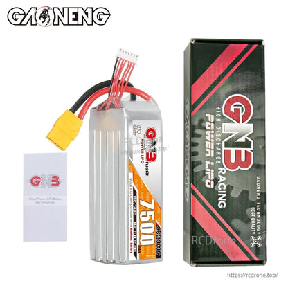 Package contents: GAONENG GNB 7500mAh battery with retail box and small leaflet
