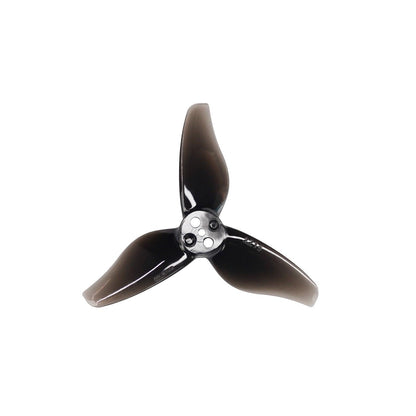 GEMFAN 2215-3 PC 2.2in 3-blade propeller in black, single prop top view