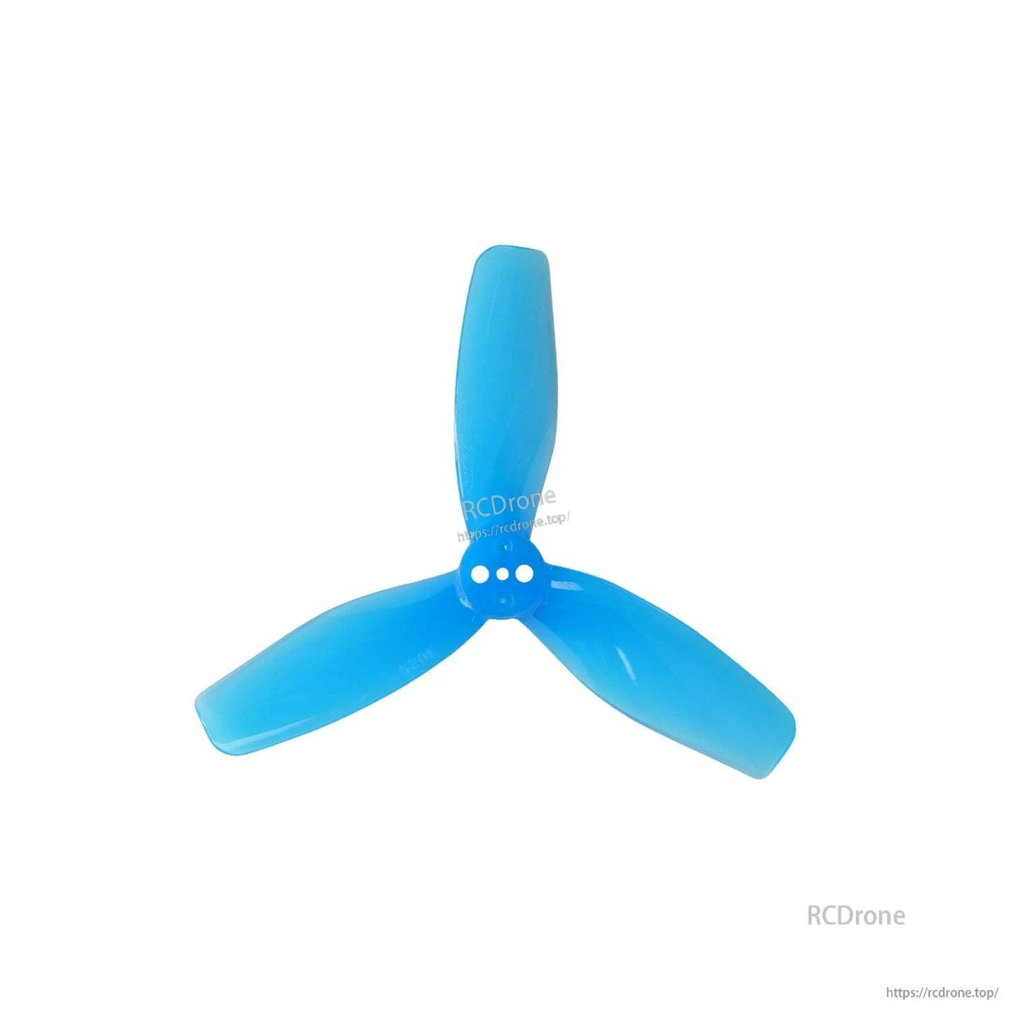 GEMFAN 3029-3 3-blade propeller in blue, single prop on white background
