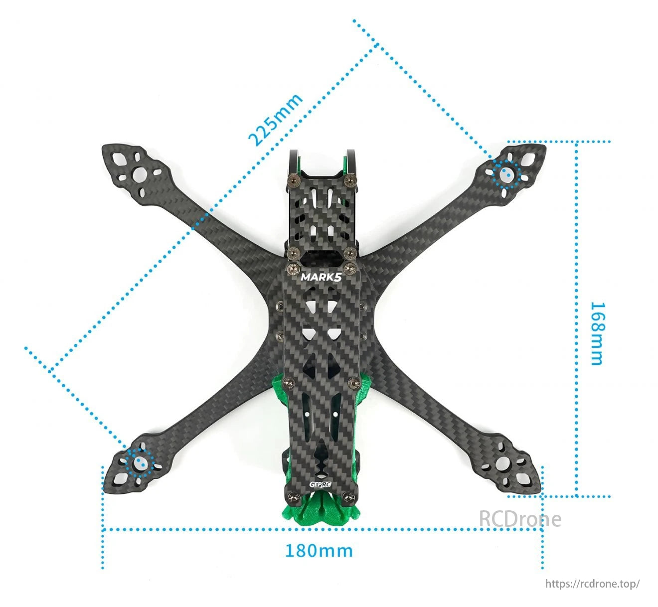 GEP MK5X Drone Frame, Add coral orange and emerald green colors to the O3 version.