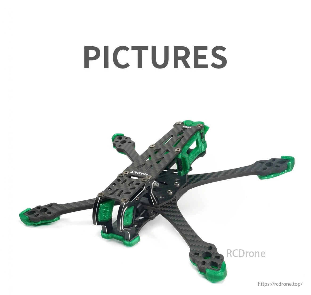 GEP MK5X Drone Frame, Designed for freestyle with a unique X arm layout.