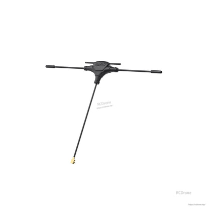 GEPRC 915M/2.4G Dual-Band T Antenna, GEPRC dual-band T antenna with long coax lead and small gold micro connector for 915M/2.4G systems