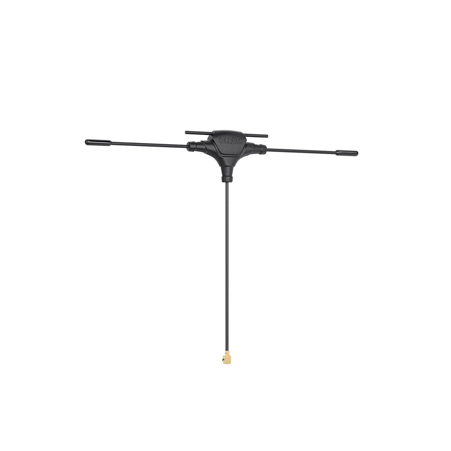 GEPRC 915M/2.4G Dual-Band T Antenna, GEPRC dual-band T antenna with long coax lead and small micro RF connector for 915M/2.4G setups