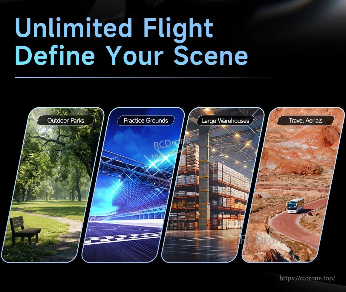 GEPRC CineLog35 V3 O4 Pro CineWhoop FPV, Versatile FPV drone for unlimited flight in parks, warehouses, travel, and more—ideal for diverse adventures.